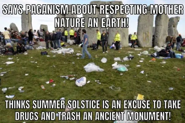 Summer Solstice Meme on Paganism
