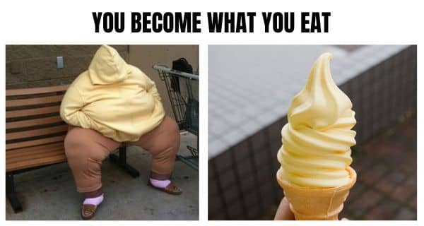 Yellow Ice Cream Cone Meme