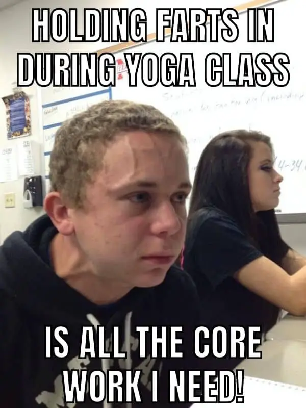 Yoga Fart Meme