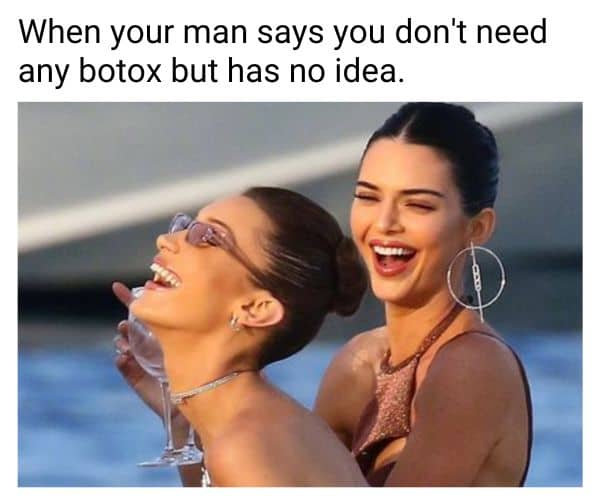 Botox Meme on Kylie Jenner
