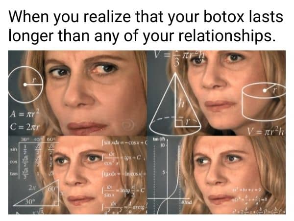 Botox Relationship Meme