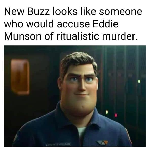 Eddie Munson Meme on New Buzz Lightyear