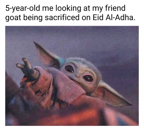 Eid Al Adha Meme on Sacrifice