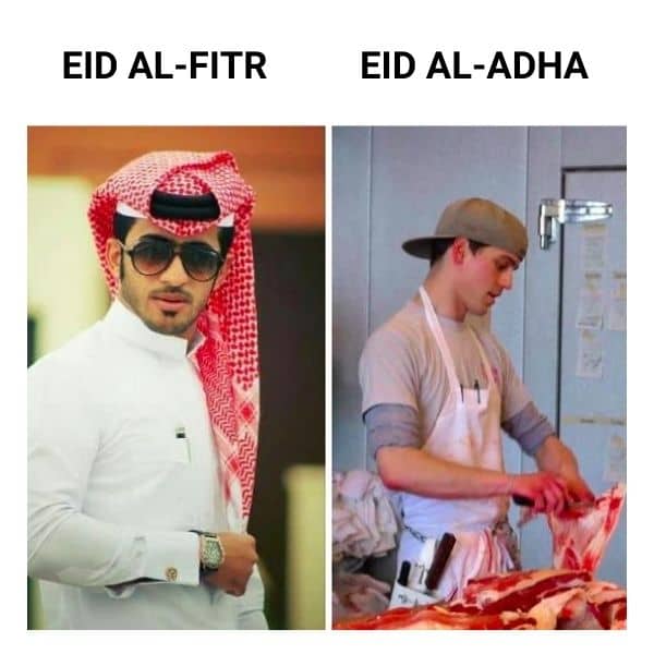 Eid Al-Fitr Vs Eid Al-Adha Meme