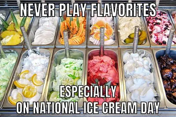 Flavorites Meme On Ice Cream Day