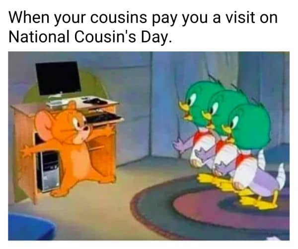 National Cousins Day Meme on Jerry