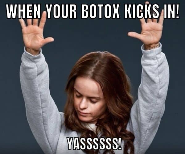 When Your Botox Kicks In Meme