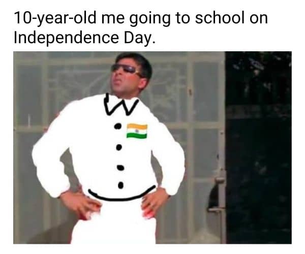 Best Independence Day Meme on School