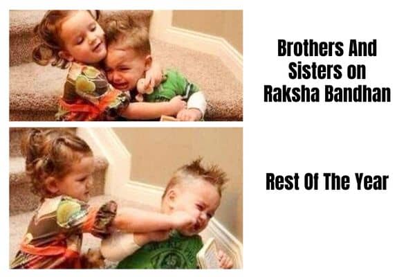 Best Raksha Bandhan Meme For Brothers And Sisters