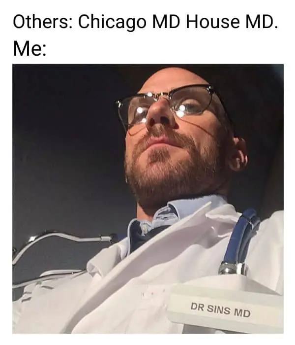 Dr Sins MD Meme