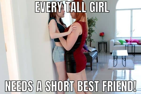 Every Tall Girl Needs A Short Friend Meme