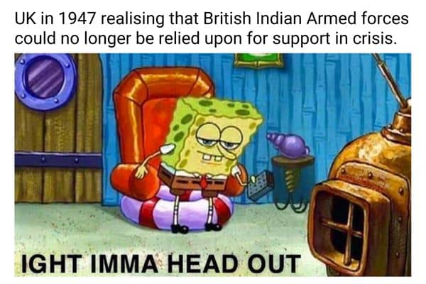 Funny Independence Day Meme on Britain