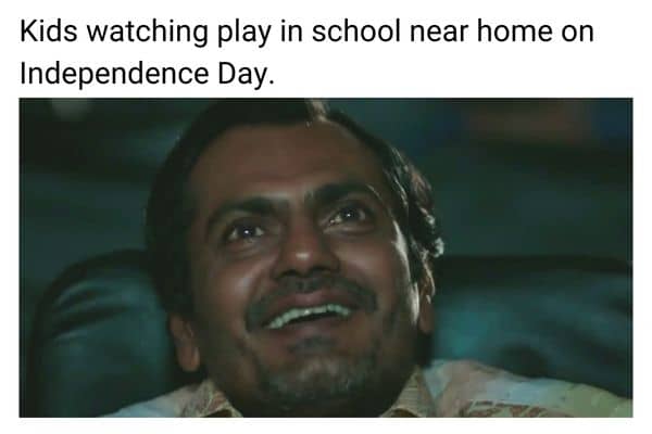 Independence Day Play Meme on School