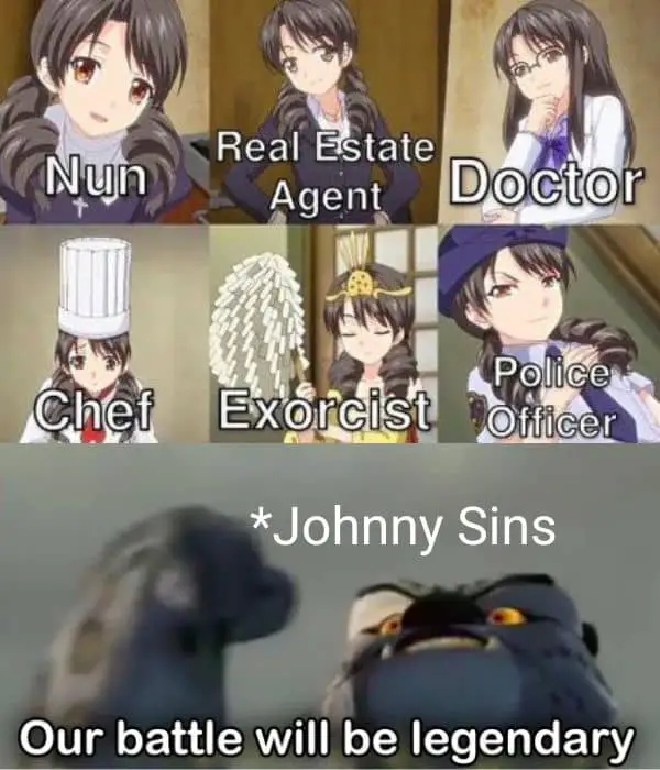 Johnny Sins Anime Meme