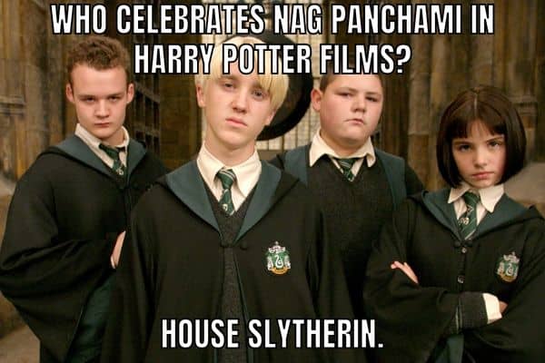 Nag Panchami Meme on Harry Potter