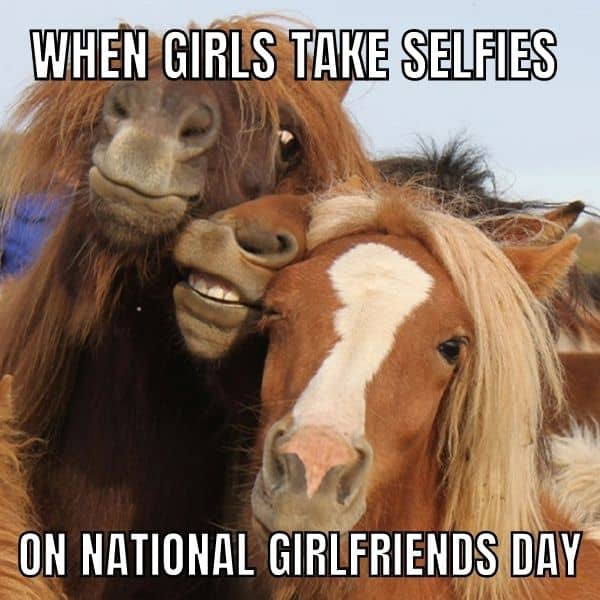 National Girlfriend Day Meme on Selfie