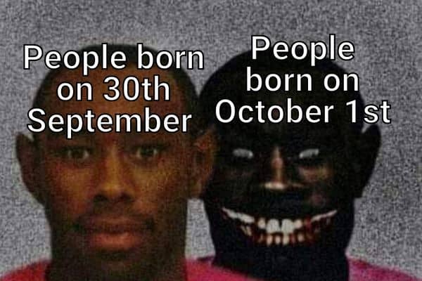 Born on October 1st Meme