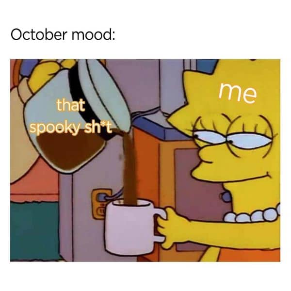 Funny October Meme on Mood