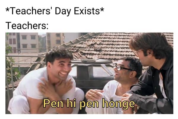 Funny Teachers Day Meme on Guru