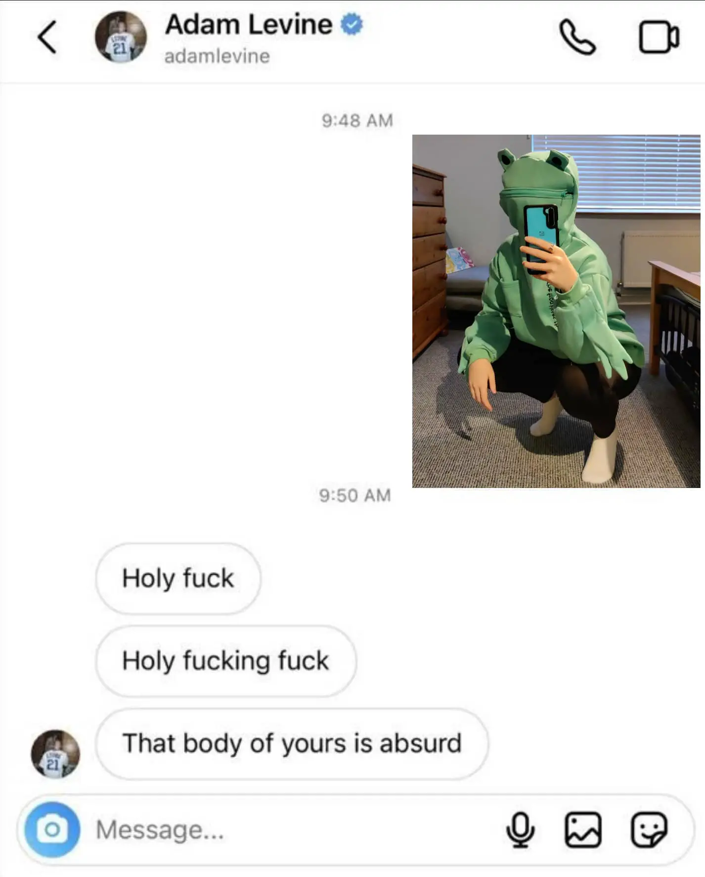 That Body Of Yours Is Absurd Meme