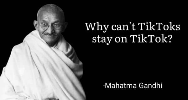 TikTok Meme on Gandhi