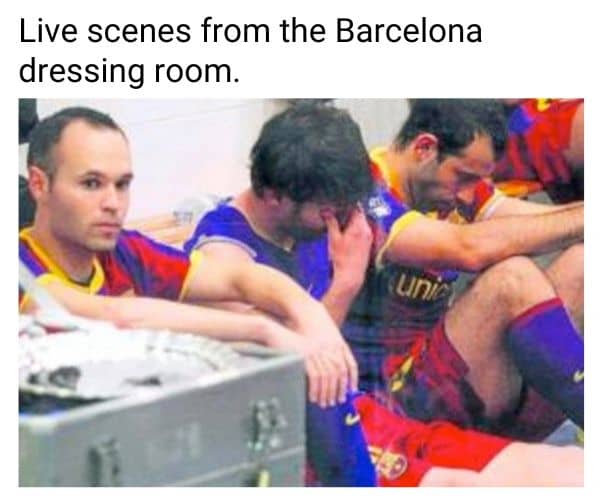 Barcelona Dressing Room Meme