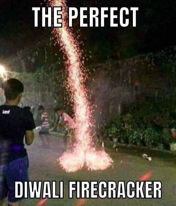Diwali Cracker Meme on Adult