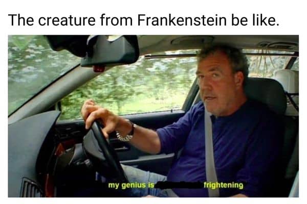Frankenstein Frightening Meme