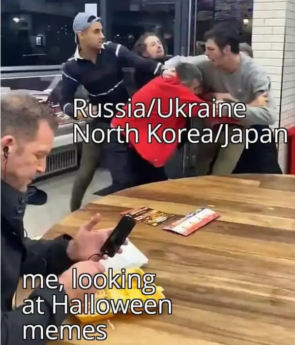 Funny Halloween Meme On Ukraine Russia War
