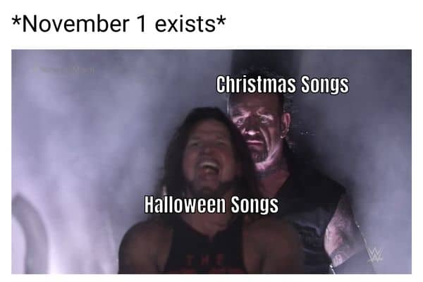 Funny November 1 Meme on Christmas