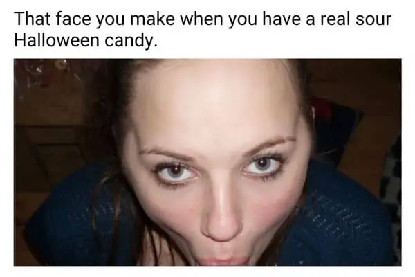 Halloween Candy Meme for Adult