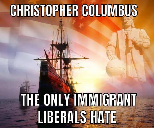 Liberals Meme on Columbus