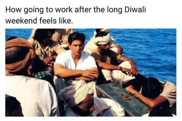Long Diwali Weekend Meme