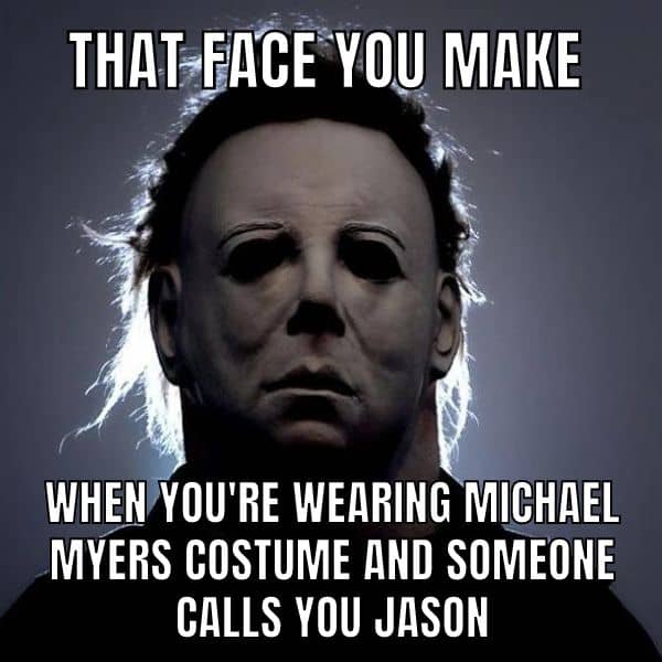 Michael Myers Costume Meme on Halloween