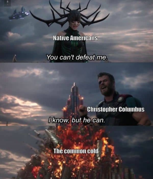 Native American Meme on Columbus