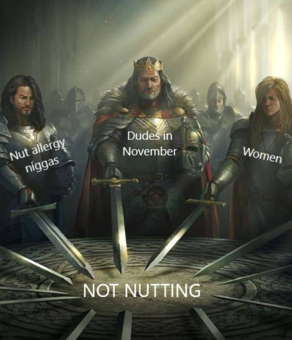 Not Nutting Meme on November