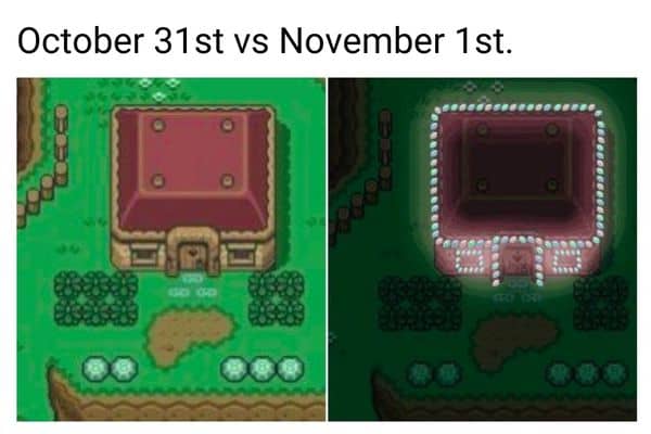 October 31st Vs November 1st Meme on Graal
