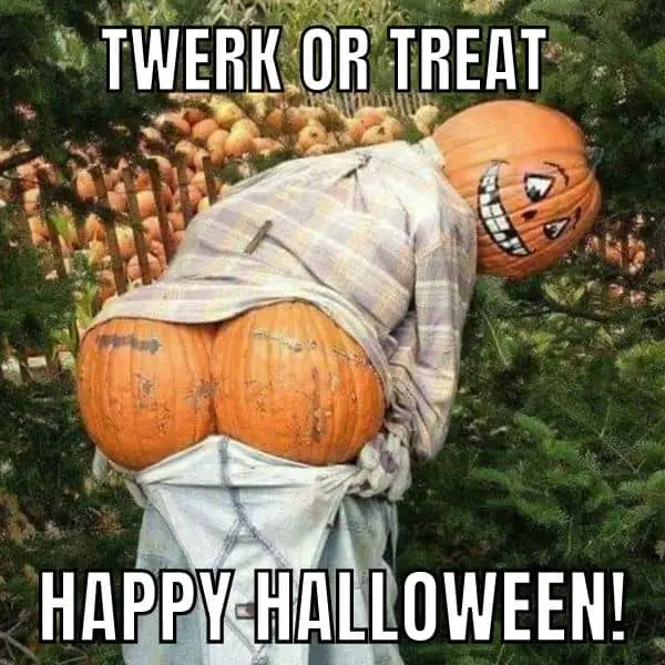 Twerk Or Treat Meme on Halloween