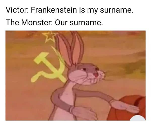 Victor Frankenstein Meme on Surname