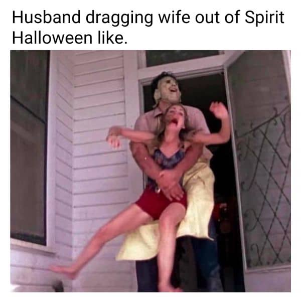 Wife Meme on Spirit Halloween