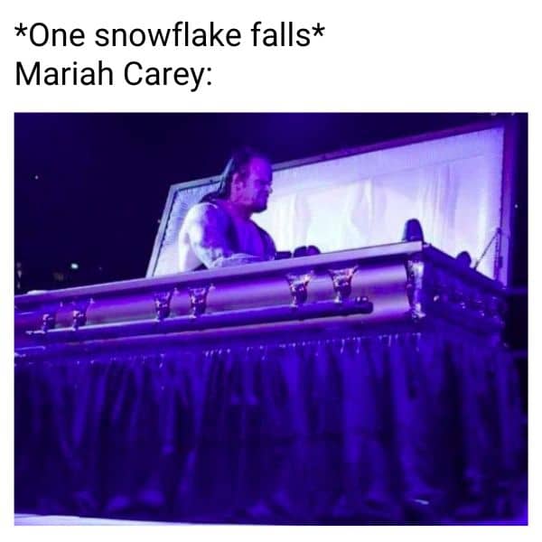 December Meme on Mariah Carey