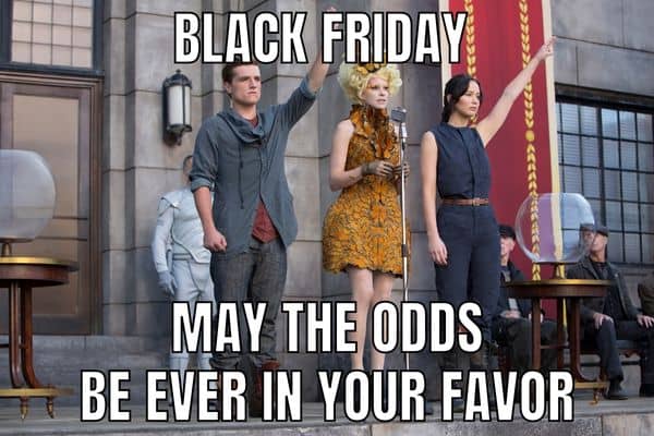 Funny Black Friday Meme on Hunger Games