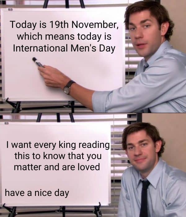 Funny International Men's Day Wish