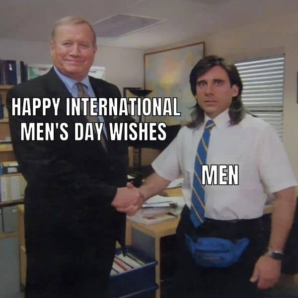 Funny International Men's Day Wishes on The Office