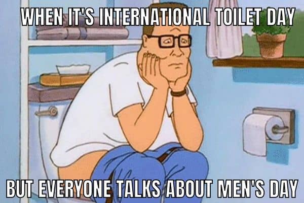 Funny Toilet Day Meme