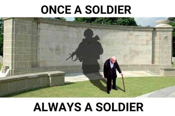 Soldier Meme on Old Man