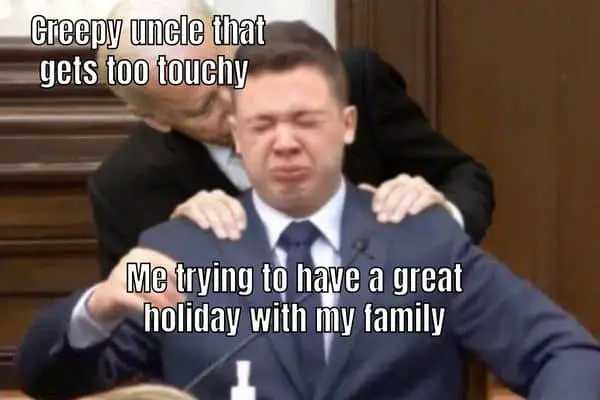 Thanksgiving Uncle Meme on Touchy