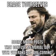 Veterans Day Meme On Memorial Day 220x220 