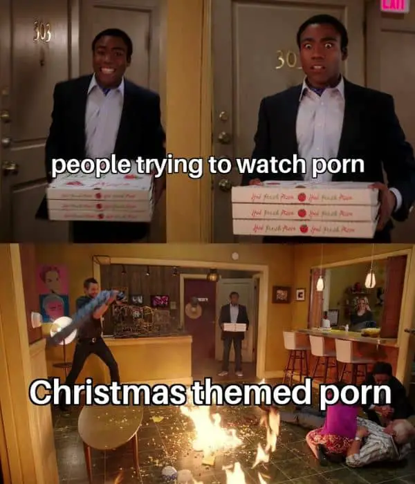 Christmas Porn Meme
