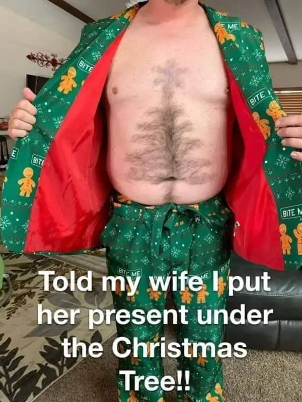 Dirty Christmas Tree Meme For Wife